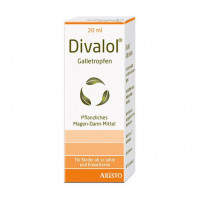 Масло перечной мяты при жалобах на желчь DIVALOL Galletropfen 20 мл Aristo Pharma